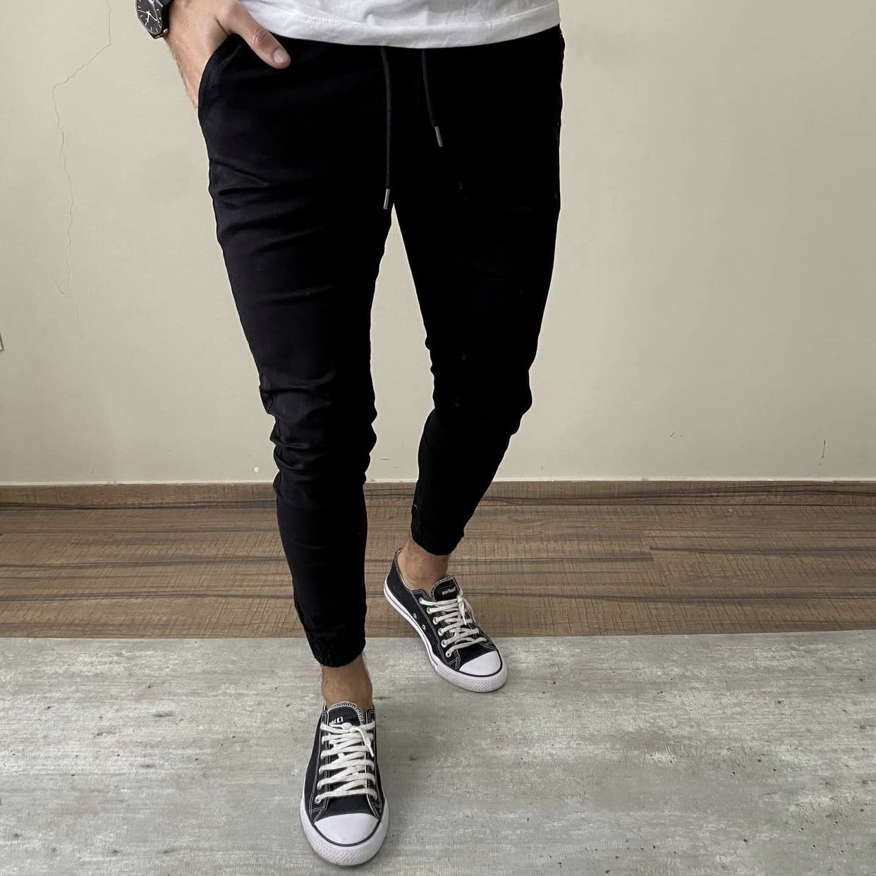 Ripley - JOGGER CARGO DRILL YONISTERS CLOTHING SEMIPITILLO NEGRO