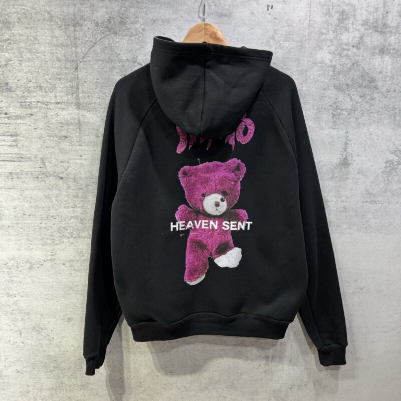HOODIE OVERSIZE PURPLE TEDDY
