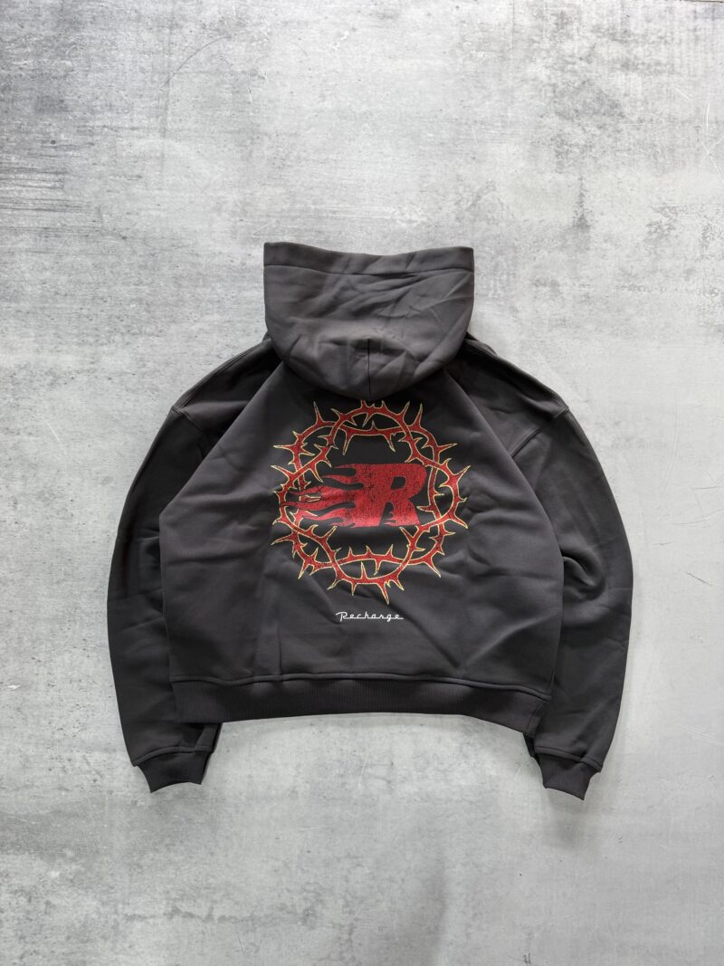 BUZO FLAME GRIS